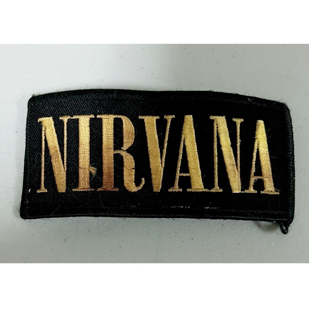 Nirvana Band Logo Sew-On Patch for Clothing✨ #nirvana #patch #grunge #goth #punk